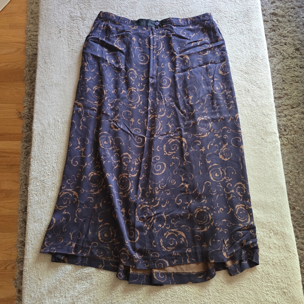 Vintage Radmilla II Rayon Midi Skirt - Picture 9 of 13
